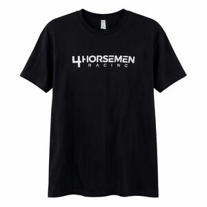 4 Horsemen Racing T Shirt Black Mens XL Short Sleeve Graphic Tee NLA Apparel
